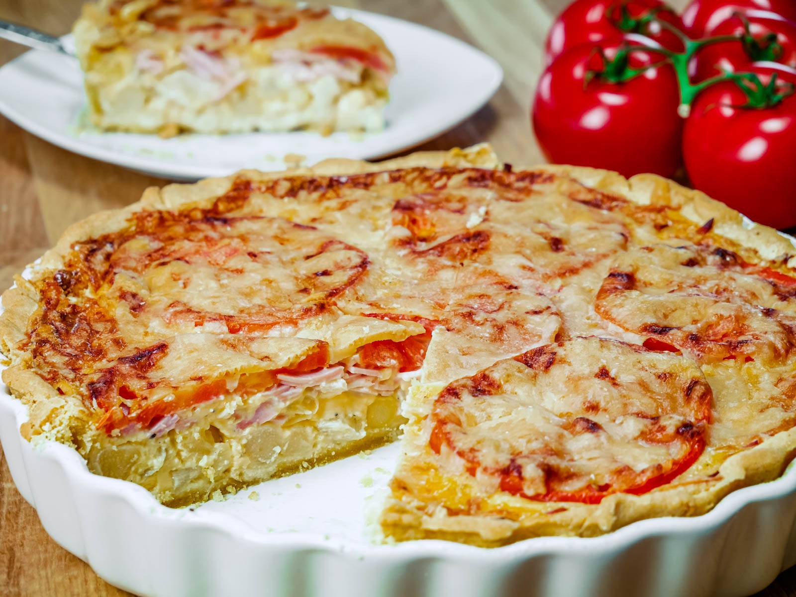 Spargel-Schinken-Tarte