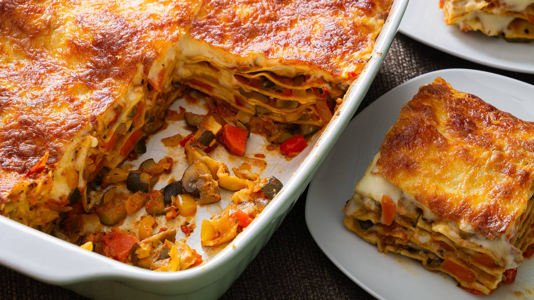 Gemüselasagne mit Bechamelsauce gemüselasagne mit bechamelsauce