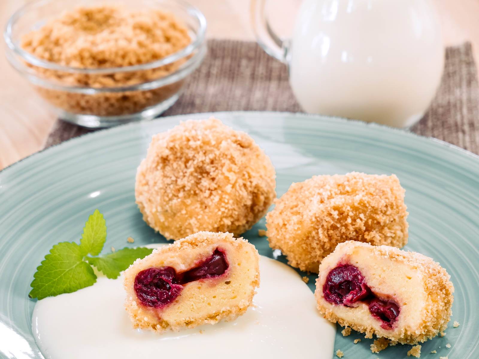 topfenknödel mit vanillesoße