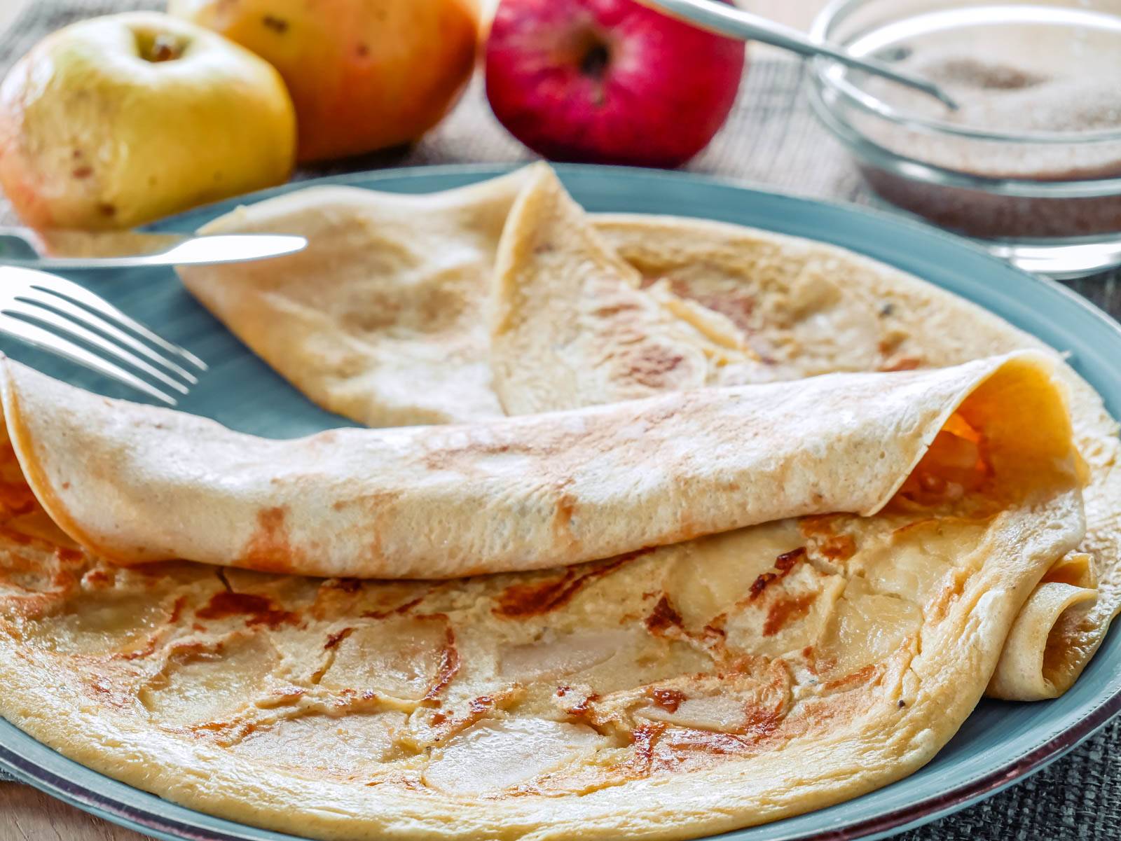 Köstliche Apfelpfannkuchen – Einfaches Rezept mit frischen Äpfeln apfelpfannkuchen