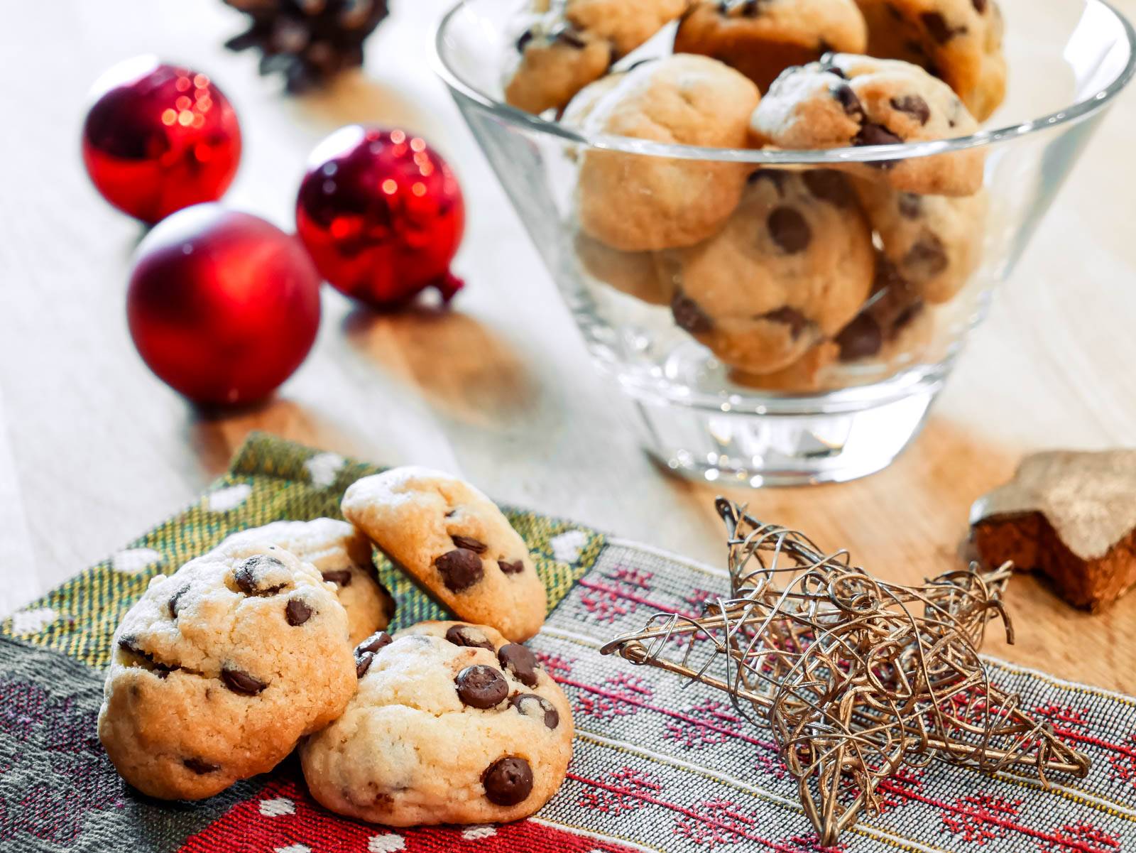 vegane chocolate chip cookies
