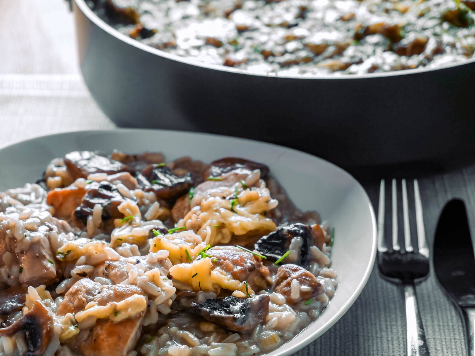 hähnchen reis auflauf