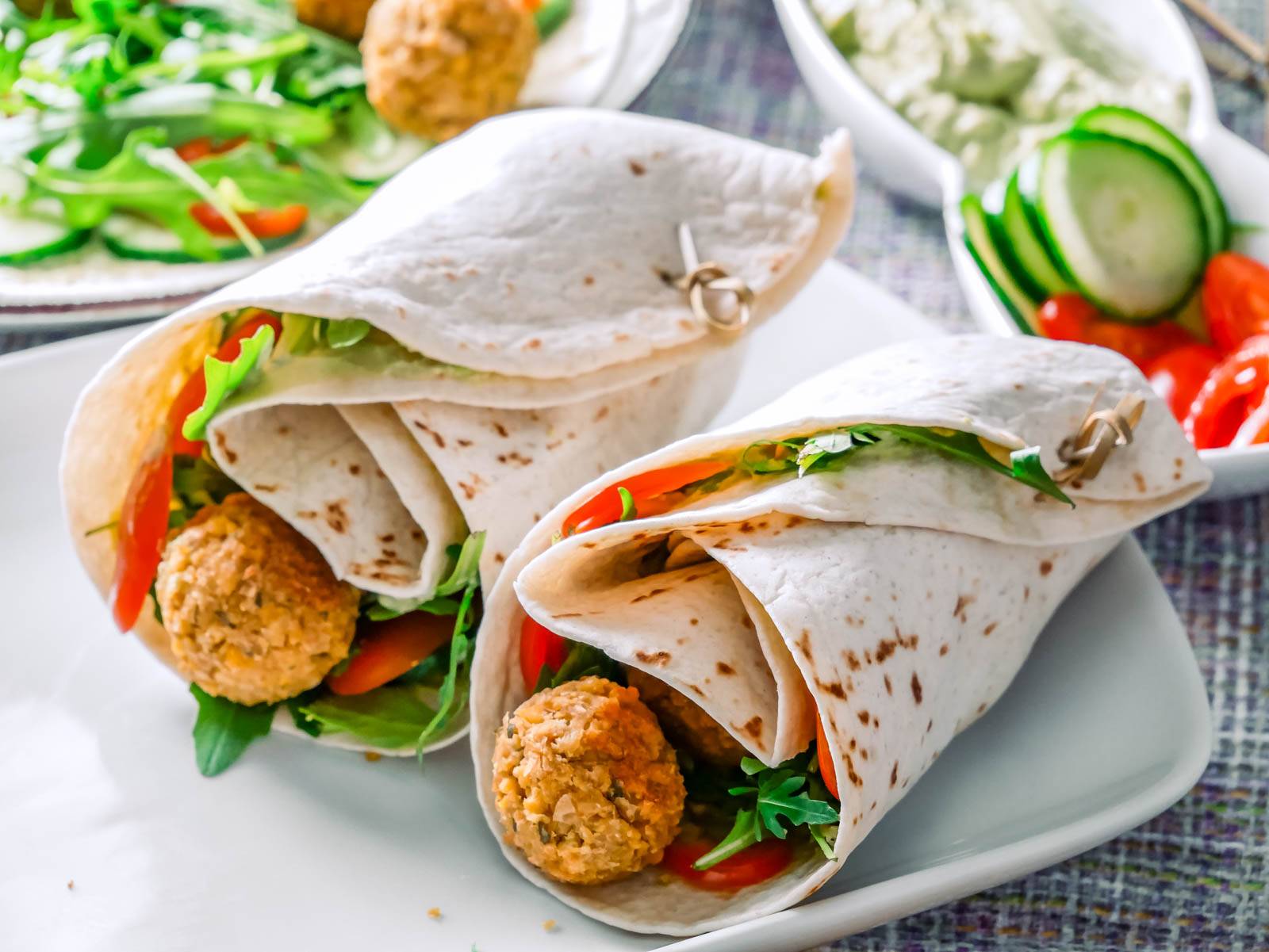 falafel wrap rezept
