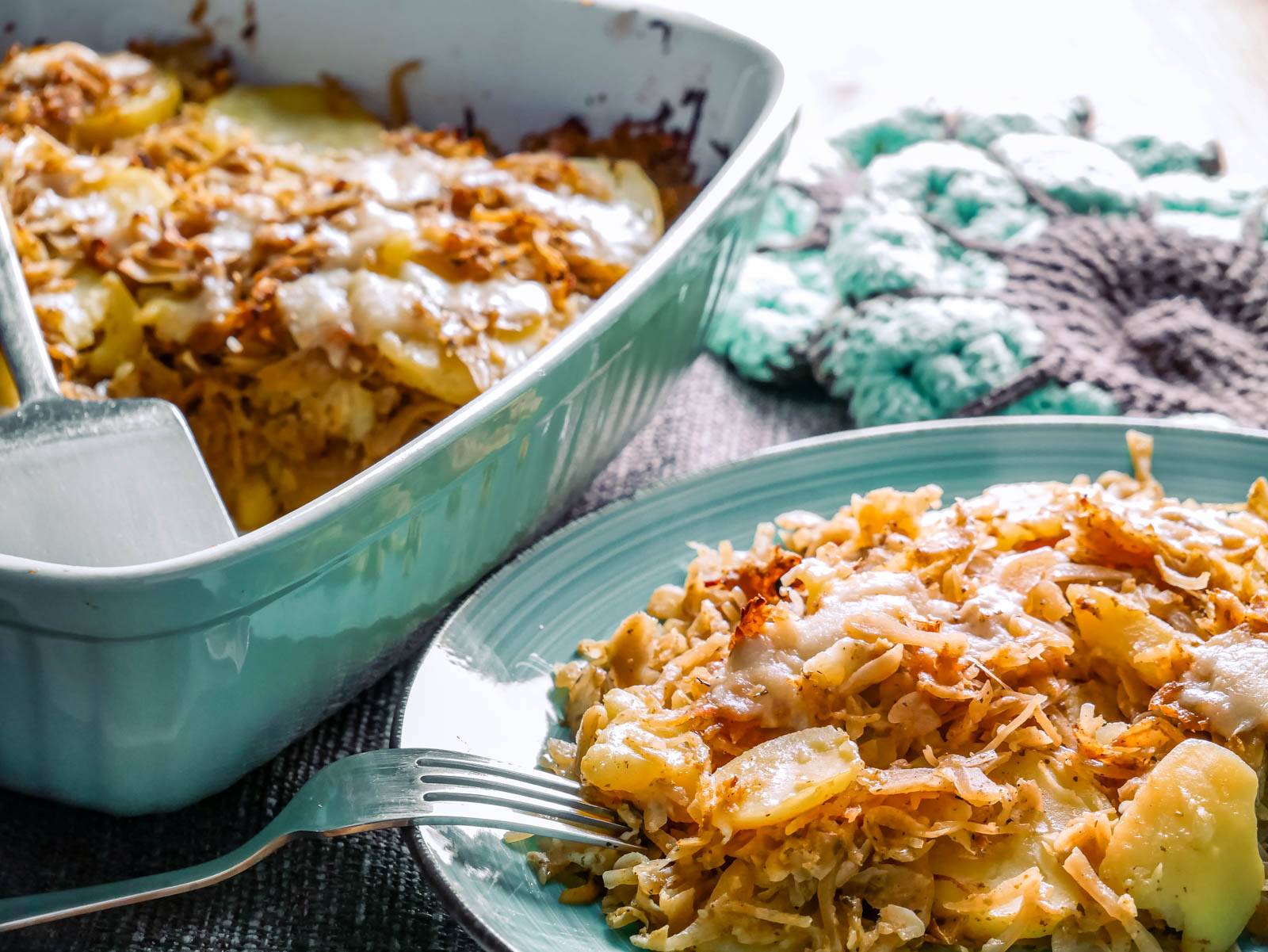 kartoffel kraut auflauf