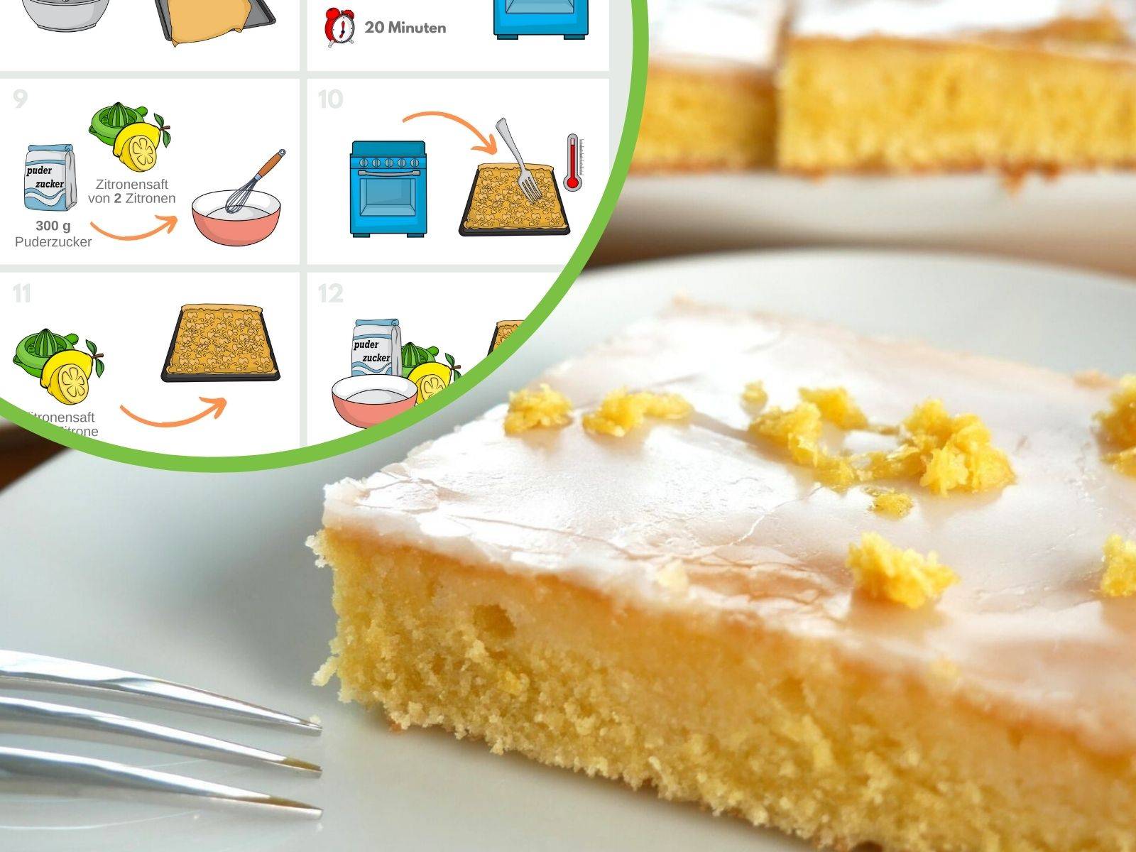 Vorschaubild Sketchrezept für Zitronenkuchen Vorschaubild Sketchrezept für Zitronenkuchen
